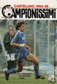 Una card Campionissimi del 1984/85