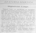 Il palmares di Bigiarelli dalla Stampa Sportiva del 1902
