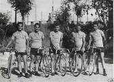 Ciclisti biancocelesti alla fine degli anni '40
