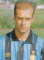 Con la maglia dell'Inter