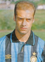 Con la maglia dell'Inter