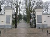 L'entrata principale del cimitero in Chausée de Boondael 478