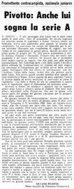 Da Corriere dello Sport del 12 agosto 1977