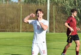 Przyborek con la maglia della nazionale