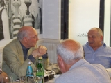 Rolando De Stefanis, Rossano Mosci e Maurizio Cristicchi (di spalle)
