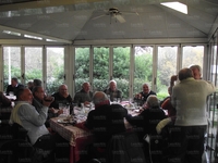 Un'altra foto dello stesso tavolo dove si vedono anche Mironti, Cristicchi, Roco, Puccillo e, in piedi, Mosci e Corradini