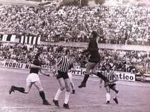 Pier Luigi Masoni nel 1972 difende la porta dell'Ascoli