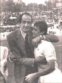 Lovgati si complimenta con Giordano a fine gara