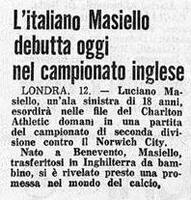 La notizia dell'esordio con il Charlton