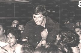 Giorgio all'arrivo ...