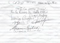 Alcuni giocatori della formidabile squadra Ragazzi che hanno militato nella Lazio nella seconda metà degli anni quaranta, eccetto Cristicchi che ha giocato nella Primavera negli anni sessanta e Carnevale, hanno dedicato nel gennaio 2010 a LazioWiki e alla Lazio, i loro autografi. Essi sono Colucci, Barberis, Ruggini, Ruzzini, Veronici