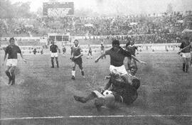 Un'immagine della partita