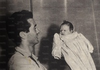Maestrelli con la figlia nel 1951