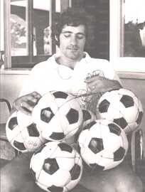 Giorgio Chinaglia nel ritiro di Padula