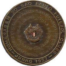 La medaglia del Torneo con inciso il nome della Lazio e delle altre partecipanti