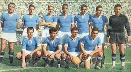 1953/54 - La formazione di Inter-Lazio 2-0 del 13 settembre 1953