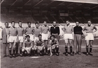 1950/51 - La formazione di uno degli incontri del Torneo Internazionale di Bari del maggio 1951