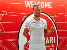 Con la maglia del Bari