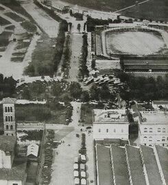 In questa foto aerea si vede molto bene la disposizione della Rondinella. Da www.romasparita.eu