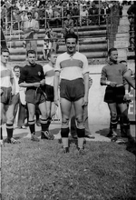 In occasione di una partita con una squadra Rappresentativa con Furiassi e ...