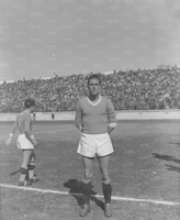 Cecconi in campo in occasione di una partita interna della Lazio