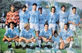1990/91 - La formazione dell'amichevole pre-campionato Trossingen-Lazio 0-7 del 7 agosto 1990