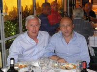 Marchetti e Buccioni; dietro Aleandri, Penzo, Poli (di spalle) e Donati