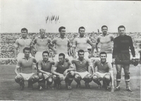 1953/54 - La formazione di Lazio-Juventus 2-1 del 4 ottobre 1953