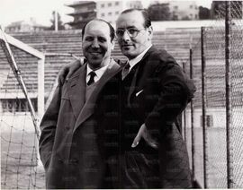 Due dirigenti da identificare all'interno dello Stadio (anni 40?)