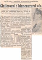 22 febbraio 1970 - La primavera della Lazio espugna il campo del Napoli con un gol di Marchionni