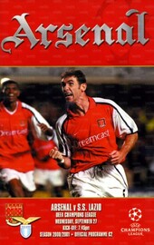 La copertina del programma ufficiale del match