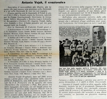 Un articolo su Vojak sulle pagine de "L'Arena di Pola"