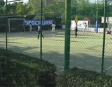 Il pareggio momentaneo di Lampariello: 1-1