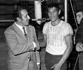 Lorenzo con Carlos Monzon