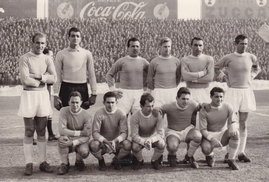 1956/57 - La formazione dell'incontro di campionato Torino-Lazio 0-1 del 20 gennaio 1957