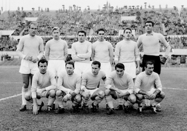 1956/57 - La formazione di Lazio-Triestina 2-0 del 23 dicembre 1956