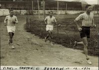 In allenamento con Fantoni II e Viani