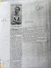 Il "coccodrillo" della Gazzetta dello Sport (Gent.conc. Erika Balestrieri)