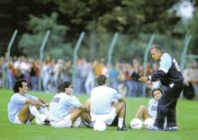 Lorenzo in allenamento nel 1984