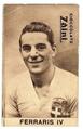 Figurina del Cioccolato Zaini raffigurante Ferraris IV