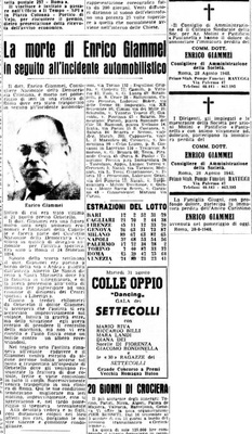 Dal "Il Tempo" l'articolo sulla sua morte