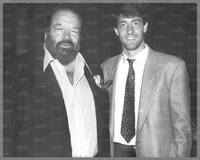 Cristiano Bergodi insieme a Carlo Pedersoli (Bud Spencer)