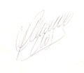 L'autografo di Roberto Mancini