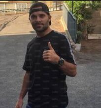 Riza Durmisi a Roma il giorno del suo arrivo per le visite mediche. E' il 21 giugno 2018