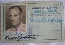 Il tesserino di allenatore