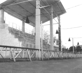 La tribuna dello stadio