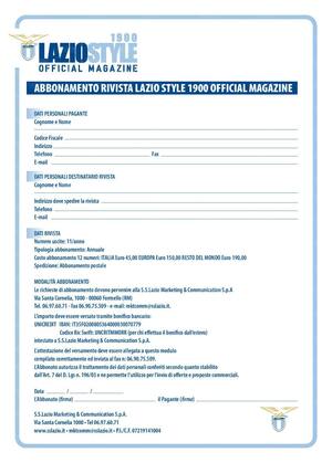 Lazio Style 1900 Official Magazine - Abbonamento.jpg
