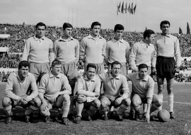 1959/60 La formazione di Lazio-Roma 0-1 del 6 marzo 1960