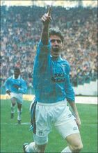 Pazzo di gioia dopo una segnatura