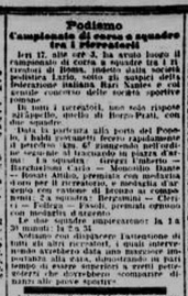 19 febbraio - Il Messaggero